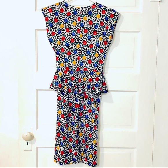Vintage Midi Floral Isadora New York Dress - Picture 6 of 7
